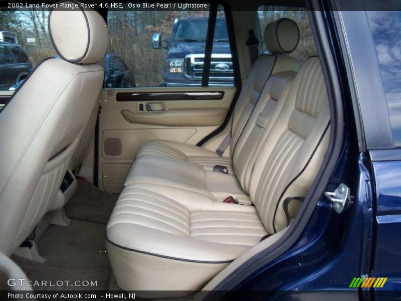 Oslo Blue Pearl / Lightstone 2002 Land Rover Range Rover 4.6 HSE