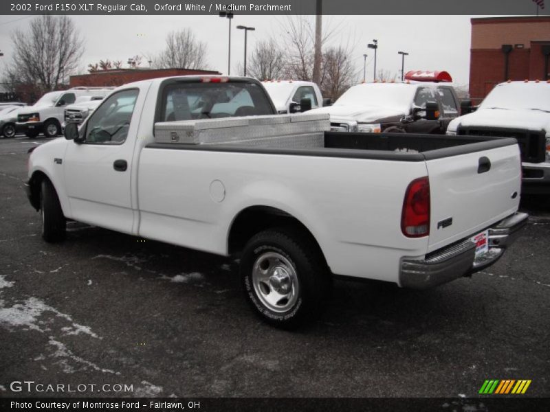 Oxford White / Medium Parchment 2002 Ford F150 XLT Regular Cab