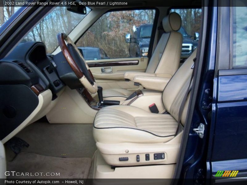 Oslo Blue Pearl / Lightstone 2002 Land Rover Range Rover 4.6 HSE