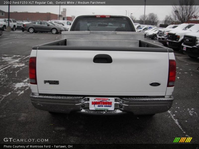 Oxford White / Medium Parchment 2002 Ford F150 XLT Regular Cab