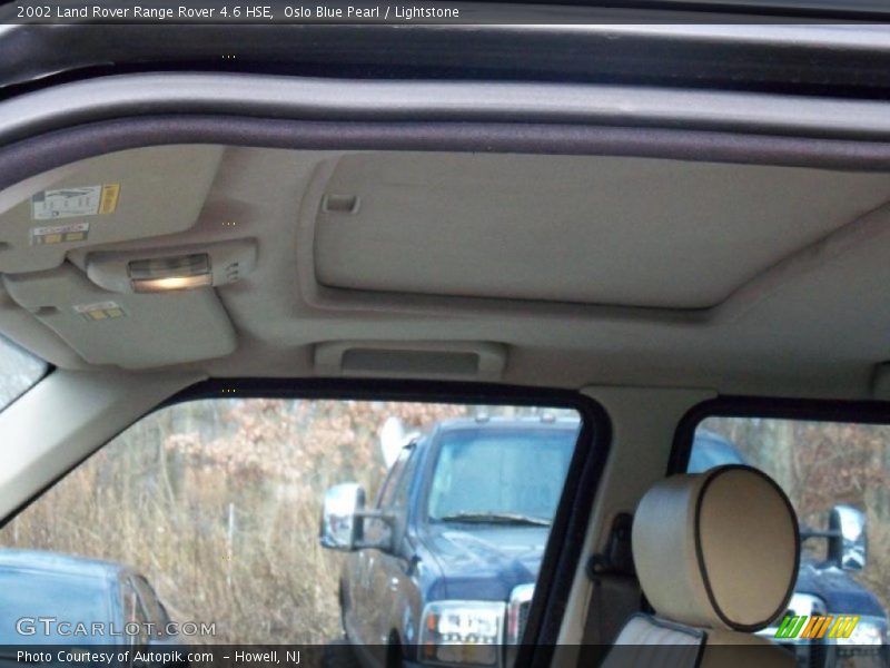 Oslo Blue Pearl / Lightstone 2002 Land Rover Range Rover 4.6 HSE