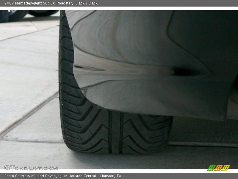 Black / Black 2007 Mercedes-Benz SL 550 Roadster
