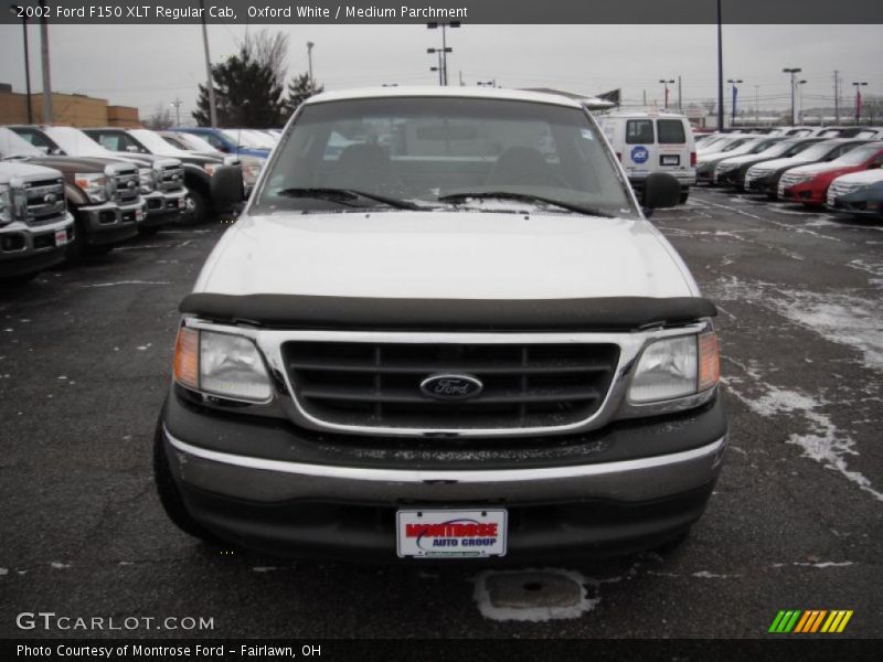 Oxford White / Medium Parchment 2002 Ford F150 XLT Regular Cab
