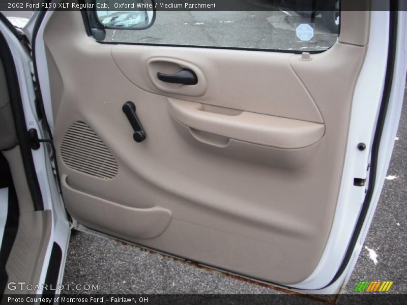 Oxford White / Medium Parchment 2002 Ford F150 XLT Regular Cab