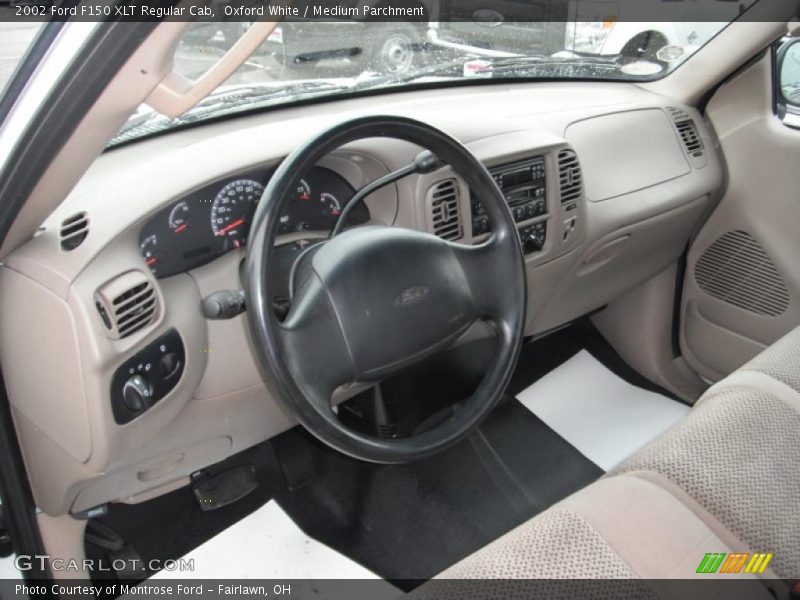 Medium Parchment Interior - 2002 F150 XLT Regular Cab 