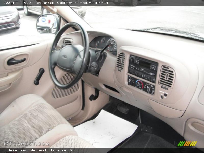 Oxford White / Medium Parchment 2002 Ford F150 XLT Regular Cab
