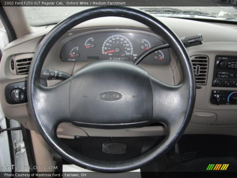 Oxford White / Medium Parchment 2002 Ford F150 XLT Regular Cab