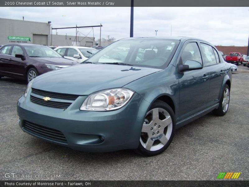 Silver Moss Metallic / Gray 2010 Chevrolet Cobalt LT Sedan