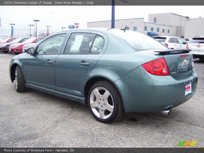 Silver Moss Metallic / Gray 2010 Chevrolet Cobalt LT Sedan