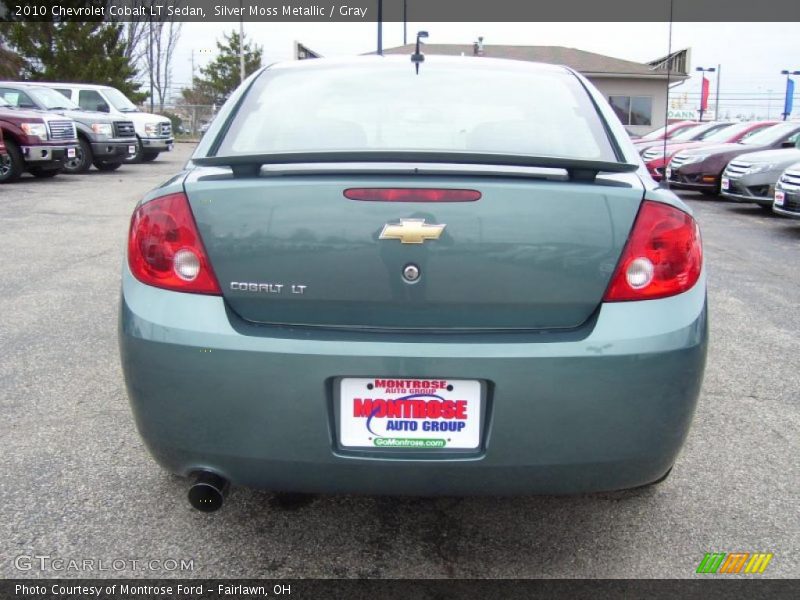 Silver Moss Metallic / Gray 2010 Chevrolet Cobalt LT Sedan