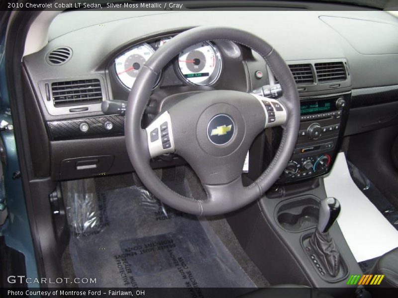 Silver Moss Metallic / Gray 2010 Chevrolet Cobalt LT Sedan