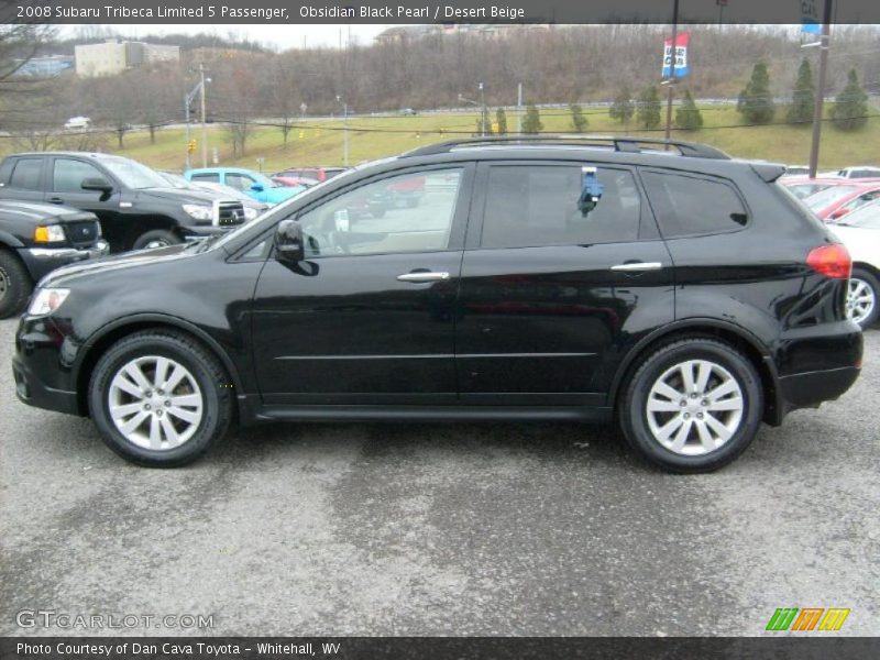 Obsidian Black Pearl / Desert Beige 2008 Subaru Tribeca Limited 5 Passenger