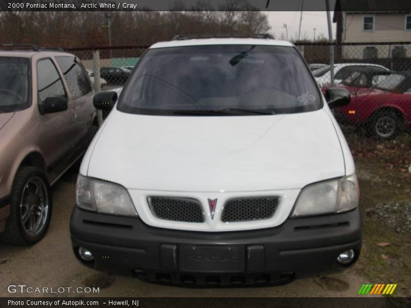 Arctic White / Gray 2000 Pontiac Montana
