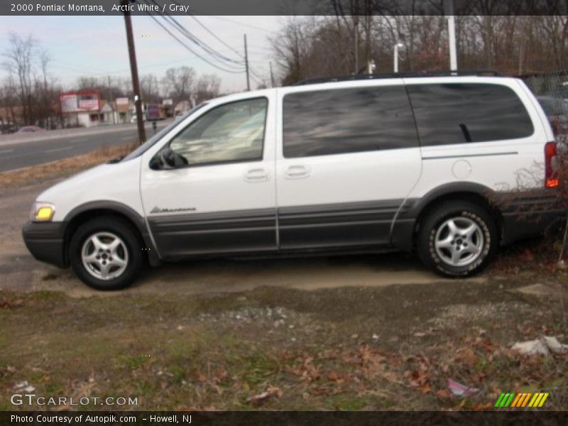 Arctic White / Gray 2000 Pontiac Montana