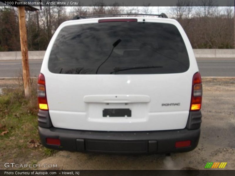 Arctic White / Gray 2000 Pontiac Montana