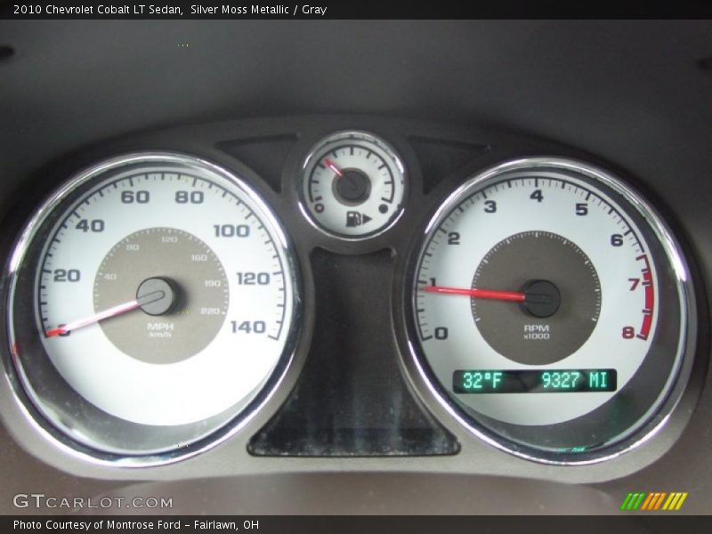 Silver Moss Metallic / Gray 2010 Chevrolet Cobalt LT Sedan