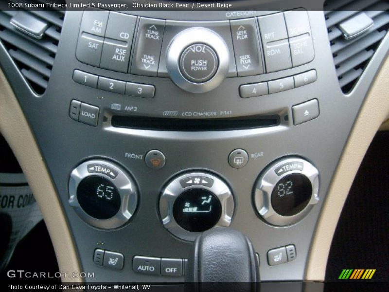 Controls of 2008 Tribeca Limited 5 Passenger