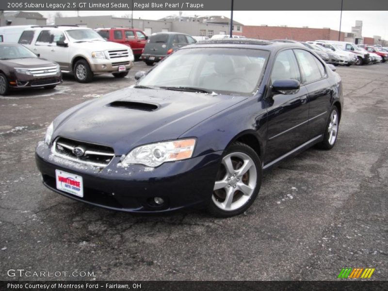 Regal Blue Pearl / Taupe 2006 Subaru Legacy 2.5 GT Limited Sedan