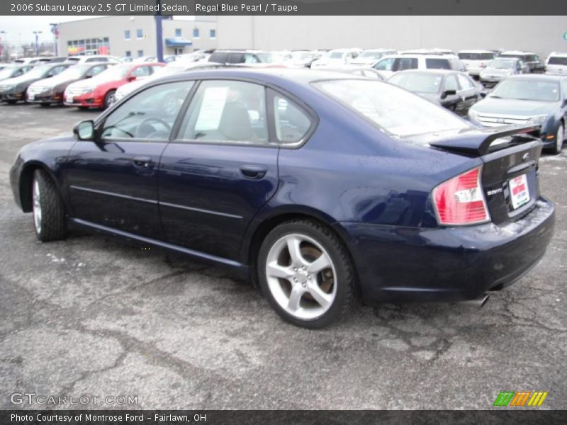 Regal Blue Pearl / Taupe 2006 Subaru Legacy 2.5 GT Limited Sedan
