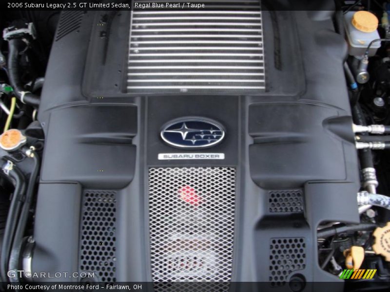  2006 Legacy 2.5 GT Limited Sedan Engine - 2.5 Liter Turbocharged DOHC 16-Valve VVT Flat 4 Cylinder