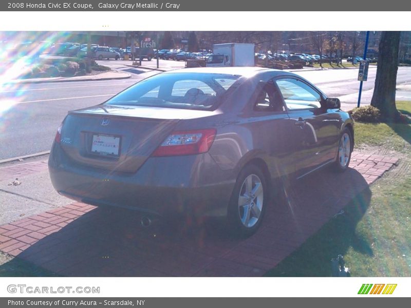 Galaxy Gray Metallic / Gray 2008 Honda Civic EX Coupe