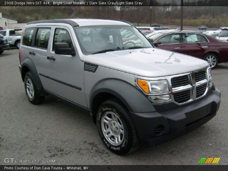 Bright Silver Metallic / Dark Slate Gray/Light Slate Gray 2008 Dodge Nitro SXT 4x4