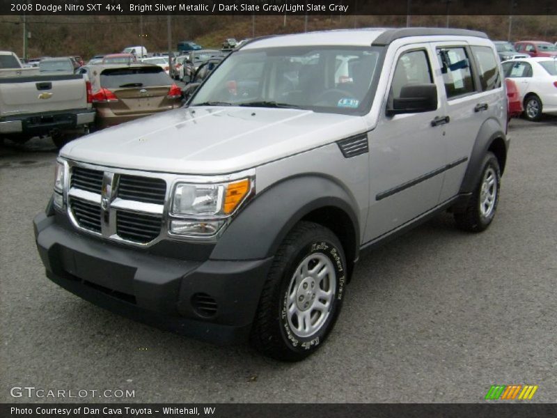 Bright Silver Metallic / Dark Slate Gray/Light Slate Gray 2008 Dodge Nitro SXT 4x4