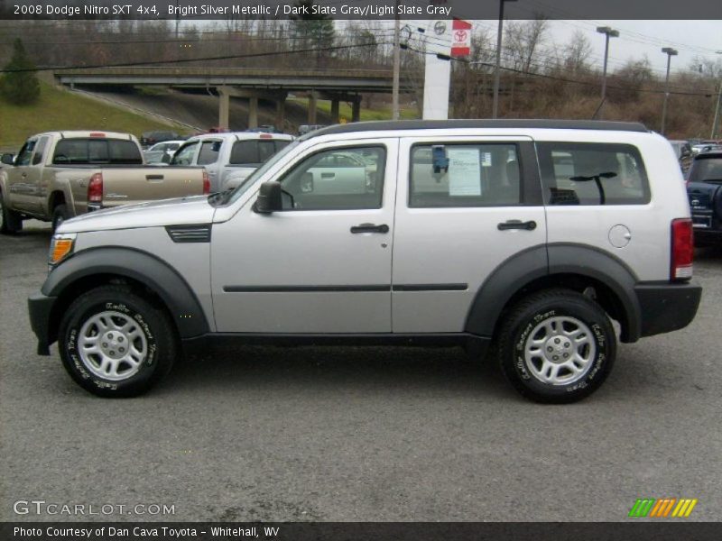 Bright Silver Metallic / Dark Slate Gray/Light Slate Gray 2008 Dodge Nitro SXT 4x4