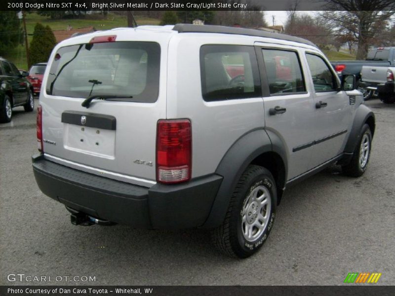 Bright Silver Metallic / Dark Slate Gray/Light Slate Gray 2008 Dodge Nitro SXT 4x4