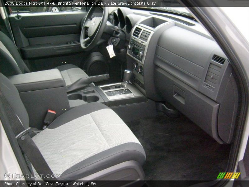 Bright Silver Metallic / Dark Slate Gray/Light Slate Gray 2008 Dodge Nitro SXT 4x4