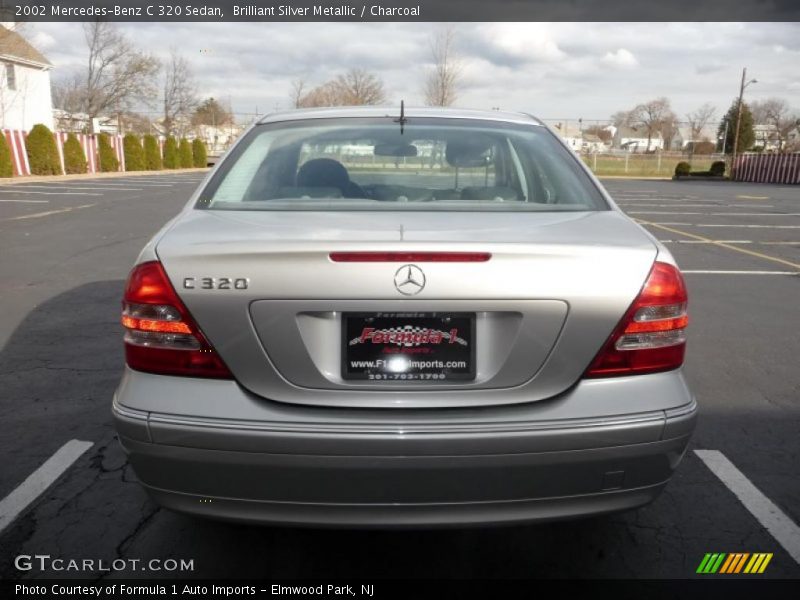 Brilliant Silver Metallic / Charcoal 2002 Mercedes-Benz C 320 Sedan