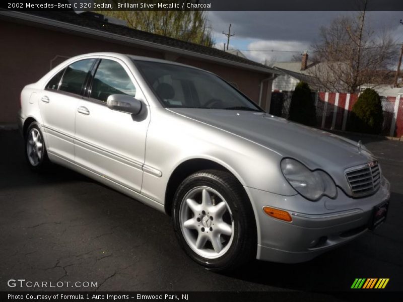 Brilliant Silver Metallic / Charcoal 2002 Mercedes-Benz C 320 Sedan