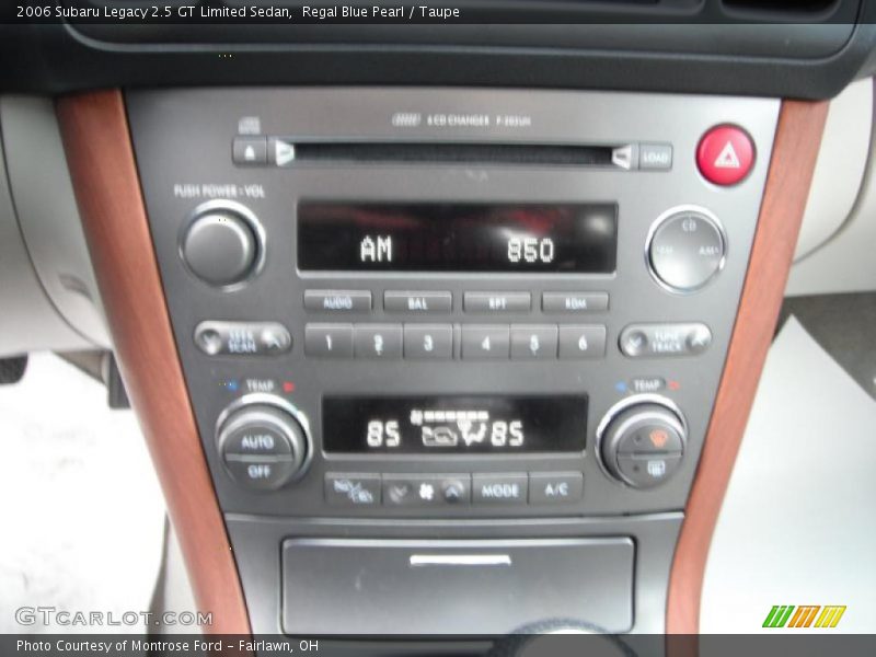 Regal Blue Pearl / Taupe 2006 Subaru Legacy 2.5 GT Limited Sedan