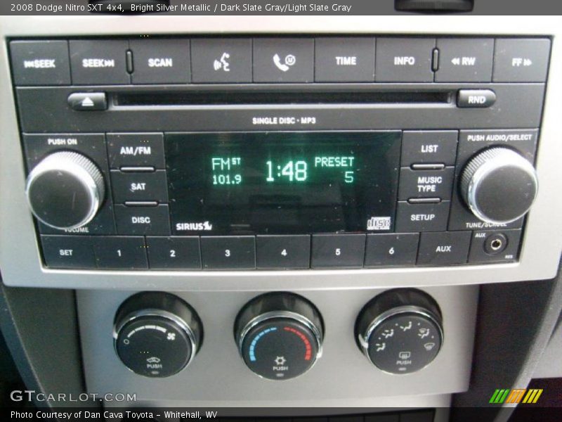 Bright Silver Metallic / Dark Slate Gray/Light Slate Gray 2008 Dodge Nitro SXT 4x4