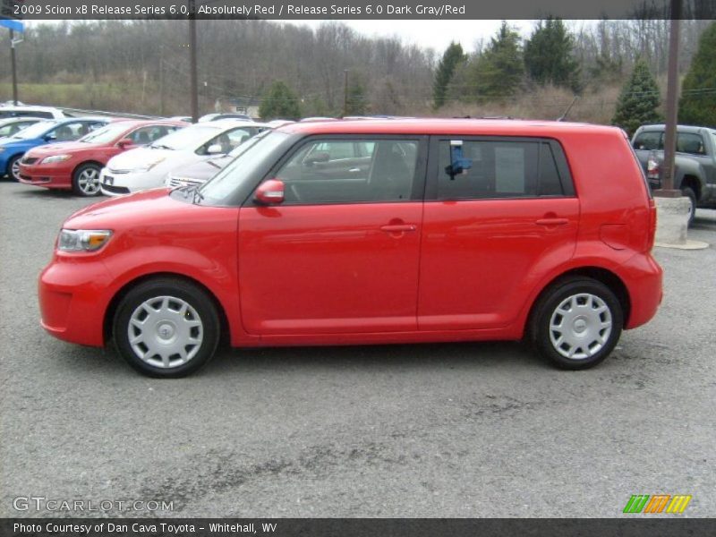 Absolutely Red / Release Series 6.0 Dark Gray/Red 2009 Scion xB Release Series 6.0