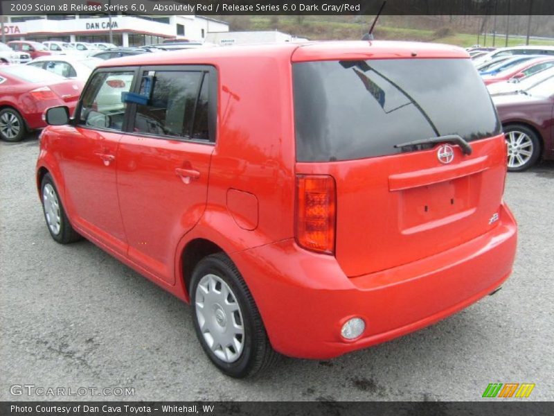 Absolutely Red / Release Series 6.0 Dark Gray/Red 2009 Scion xB Release Series 6.0