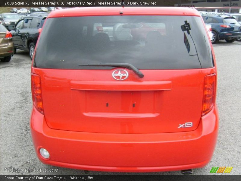 Absolutely Red / Release Series 6.0 Dark Gray/Red 2009 Scion xB Release Series 6.0