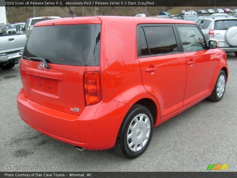 Absolutely Red / Release Series 6.0 Dark Gray/Red 2009 Scion xB Release Series 6.0