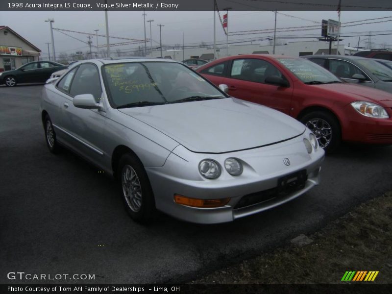 Vogue Silver Metallic / Ebony 1998 Acura Integra LS Coupe