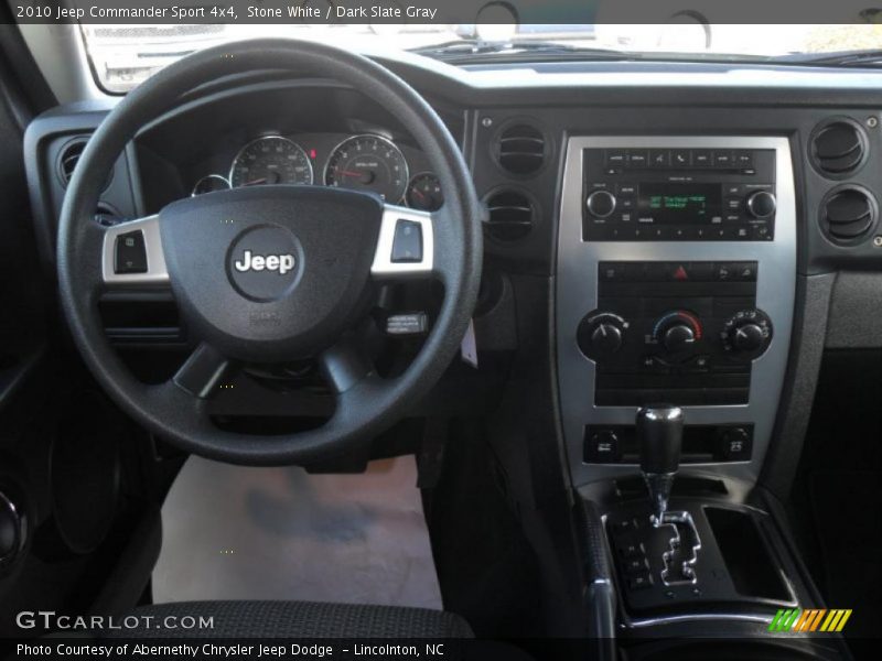 Stone White / Dark Slate Gray 2010 Jeep Commander Sport 4x4