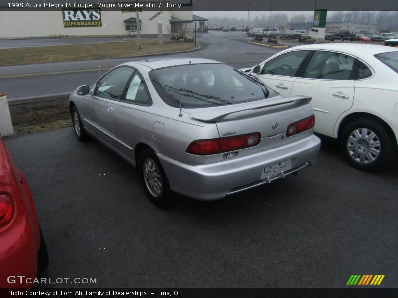 Vogue Silver Metallic / Ebony 1998 Acura Integra LS Coupe