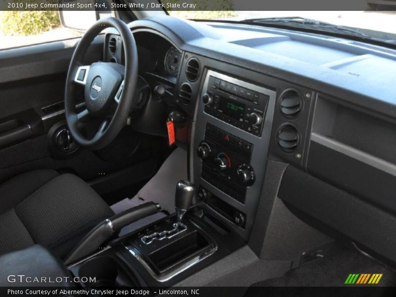 Stone White / Dark Slate Gray 2010 Jeep Commander Sport 4x4