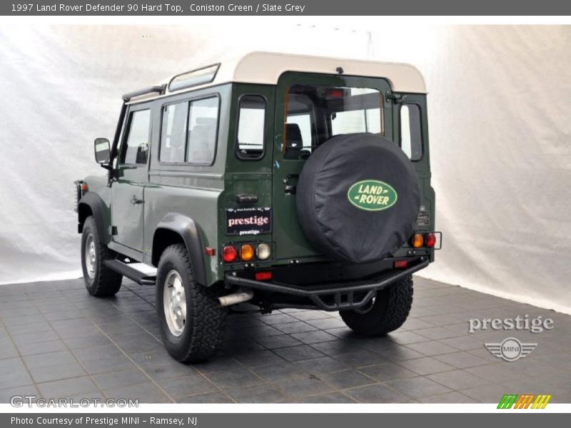 Coniston Green / Slate Grey 1997 Land Rover Defender 90 Hard Top