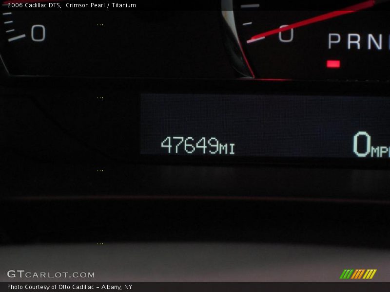Crimson Pearl / Titanium 2006 Cadillac DTS