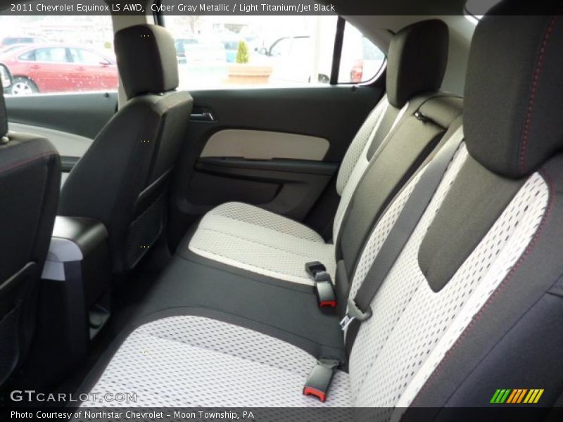 Cyber Gray Metallic / Light Titanium/Jet Black 2011 Chevrolet Equinox LS AWD
