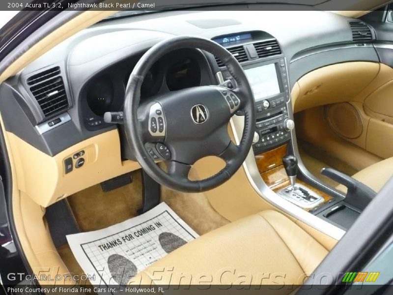 Nighthawk Black Pearl / Camel 2004 Acura TL 3.2