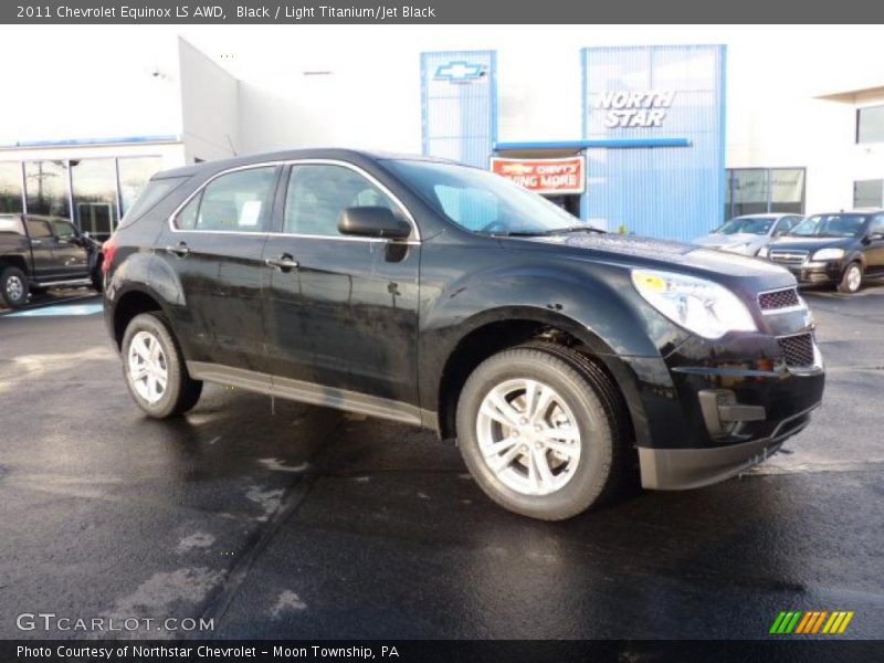 Black / Light Titanium/Jet Black 2011 Chevrolet Equinox LS AWD