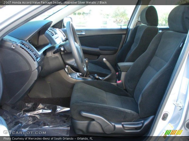  2007 Accord Value Package Sedan Black Interior