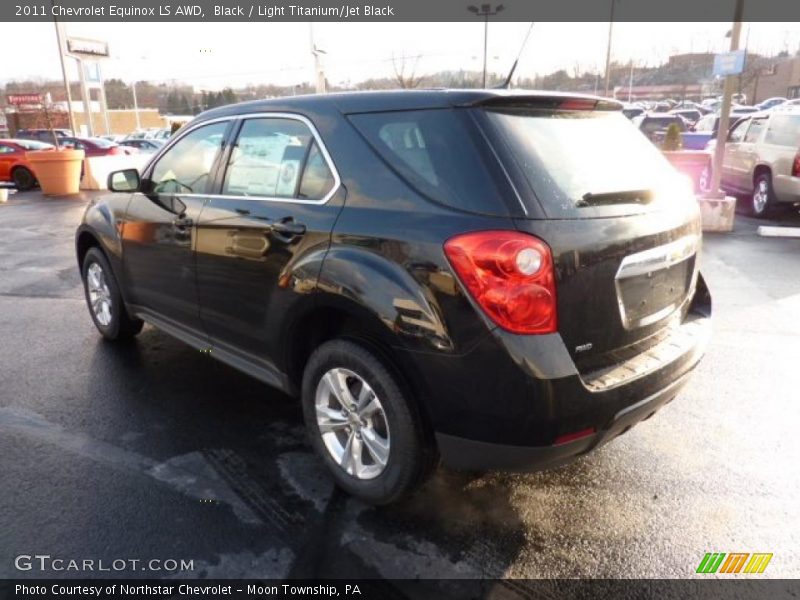 Black / Light Titanium/Jet Black 2011 Chevrolet Equinox LS AWD