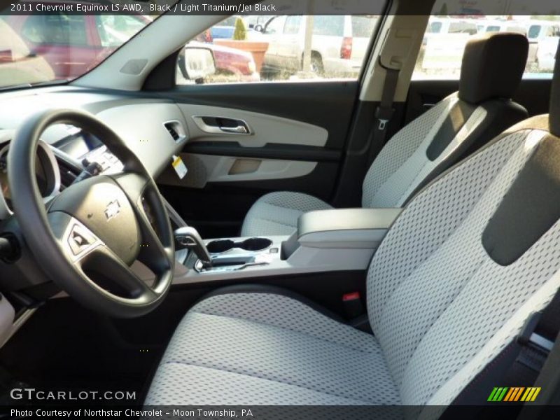  2011 Equinox LS AWD Light Titanium/Jet Black Interior
